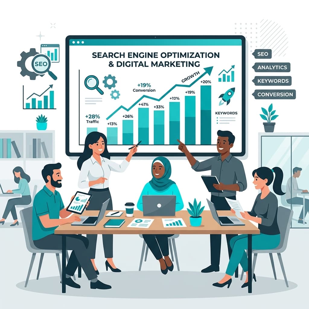 Digital Marketing Illustration